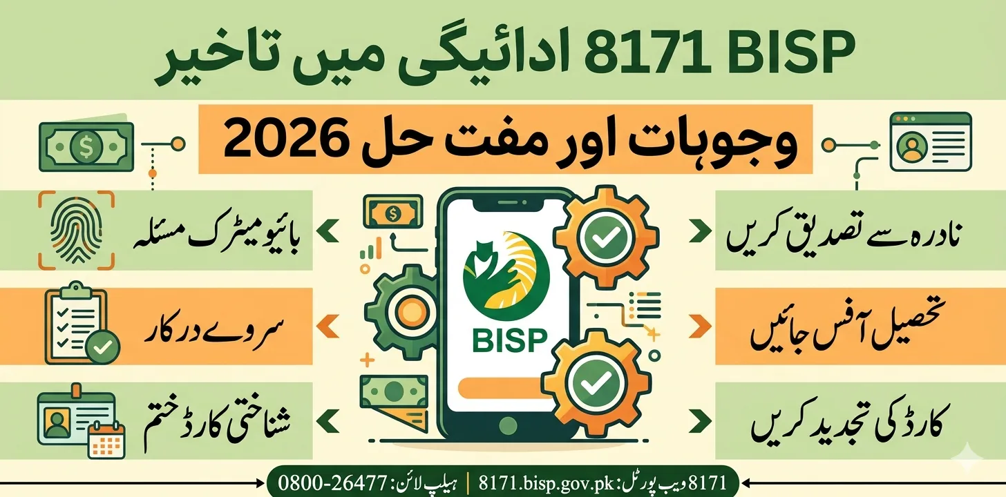 BISP 8171 Payment Delay Reason – Complete Guide to Issues & Solutions 2026
