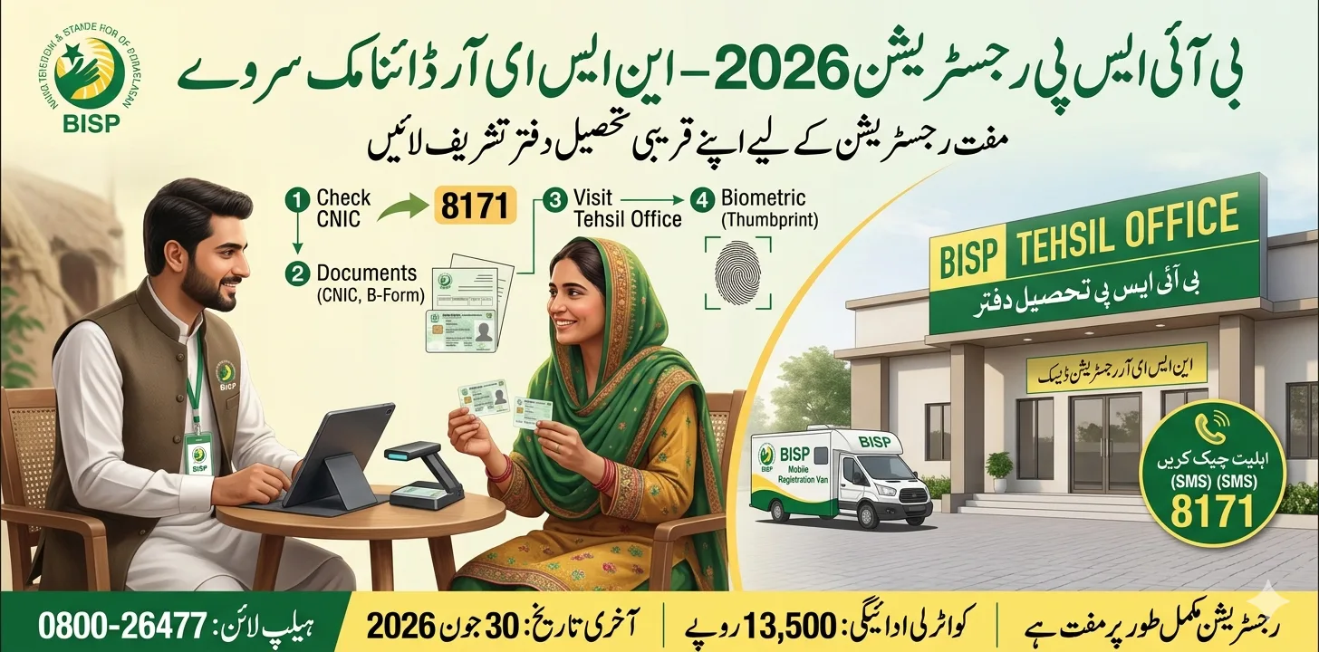 Online Registration BISP 2026 – Complete Step-by-Step Guide for Pakistan